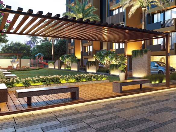 Outdoor Seating Area - Imperia Vista in Zundal Ahmedabad