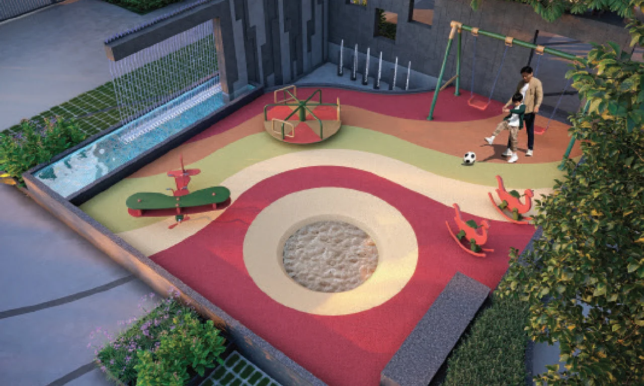 Kids Play Area - Kopren Park View in Ognaj Ahmedabad