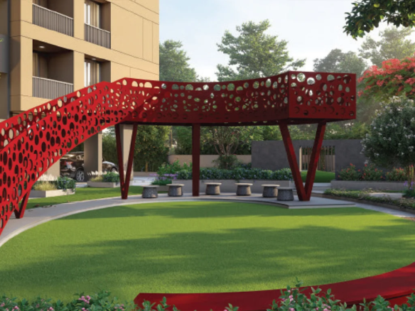 Outdoor Seating Area - Kopren Park View in Ognaj Ahmedabad