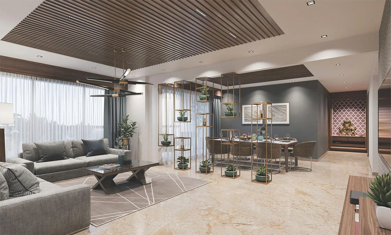 Living Room - Centenary in Jagatpur Ahmedabad