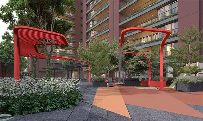 Garden View - Panache in Vaishnodevi Ahmedabad