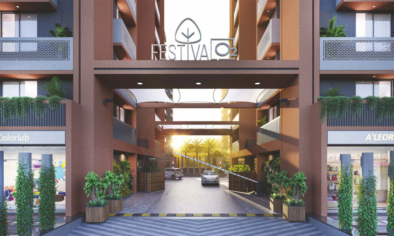 Entry Gate - Festival O2 in Gota Ahmedabad