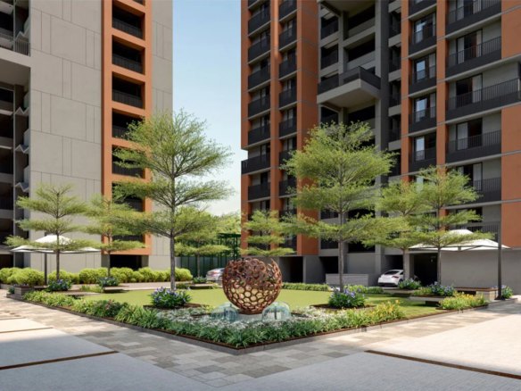 Tree Plantation - Aashray Aurum in Ambli Ahmedabad