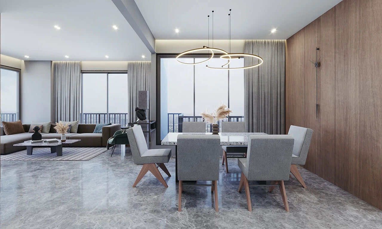 Spacious Living Room - Dream Vianna in Science City Ahmedabad