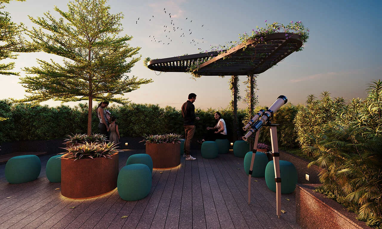 Terrace Sitout - Dream Vianna in Science City Ahmedabad