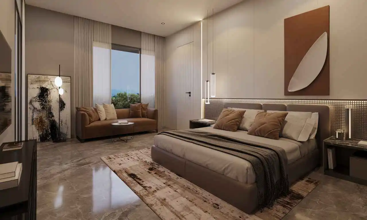 Bedroom- Aurika One in Vaishnodevi Ahmedabad