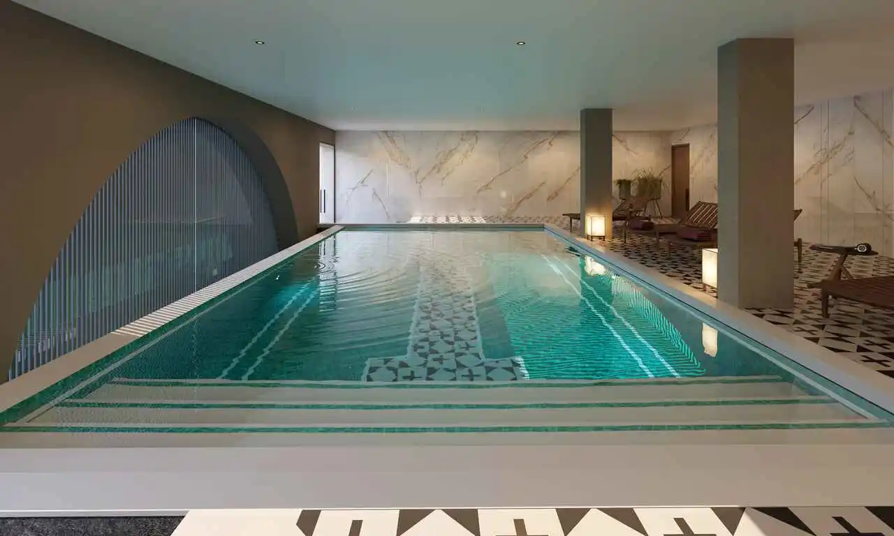 Swimming Pool - Aurika One in Vaishnodevi Ahmedabad