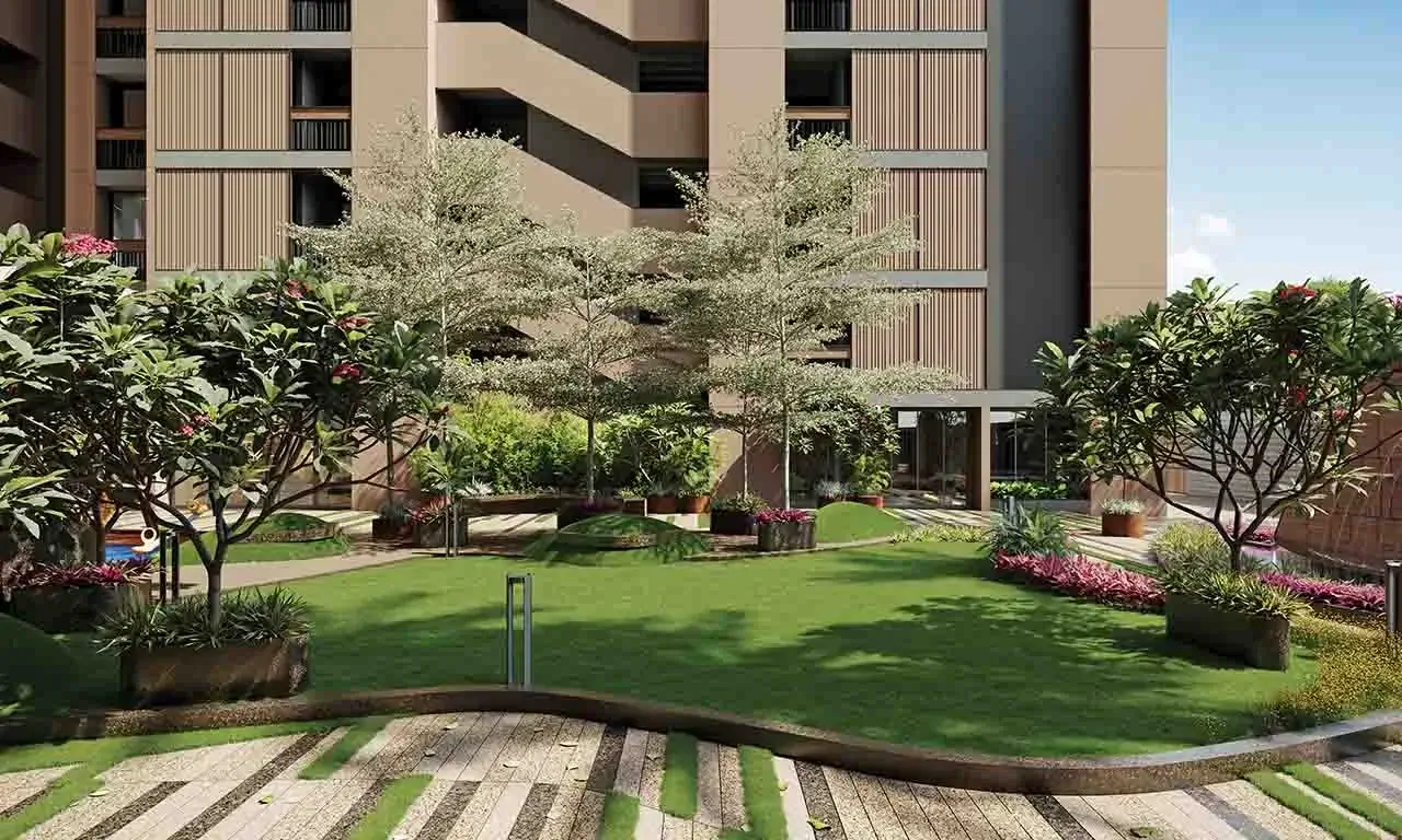 Landscaped Garden - Eminence 96 in Shilaj Ahmedabad