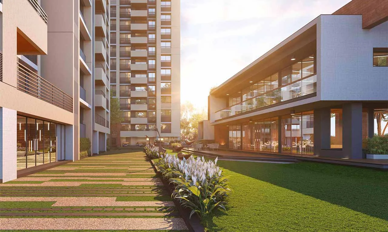 Landscaped Garden - Harmony Harikesh in Science City Ahmedabad