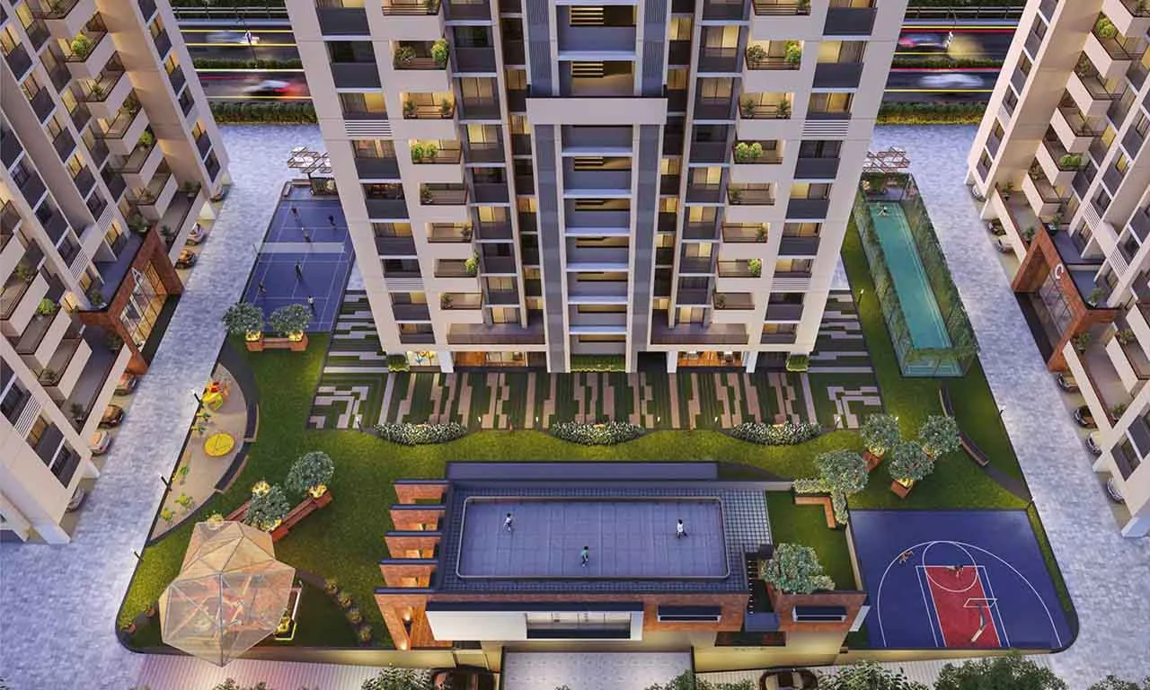 Garden View - Harmony Harikesh in Science City Ahmedabad