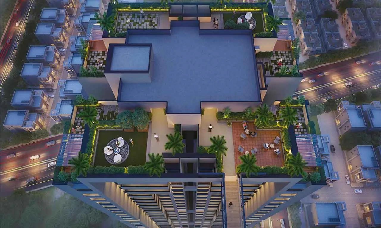 Terrace View - Harmony Harikesh in Science City Ahmedabad