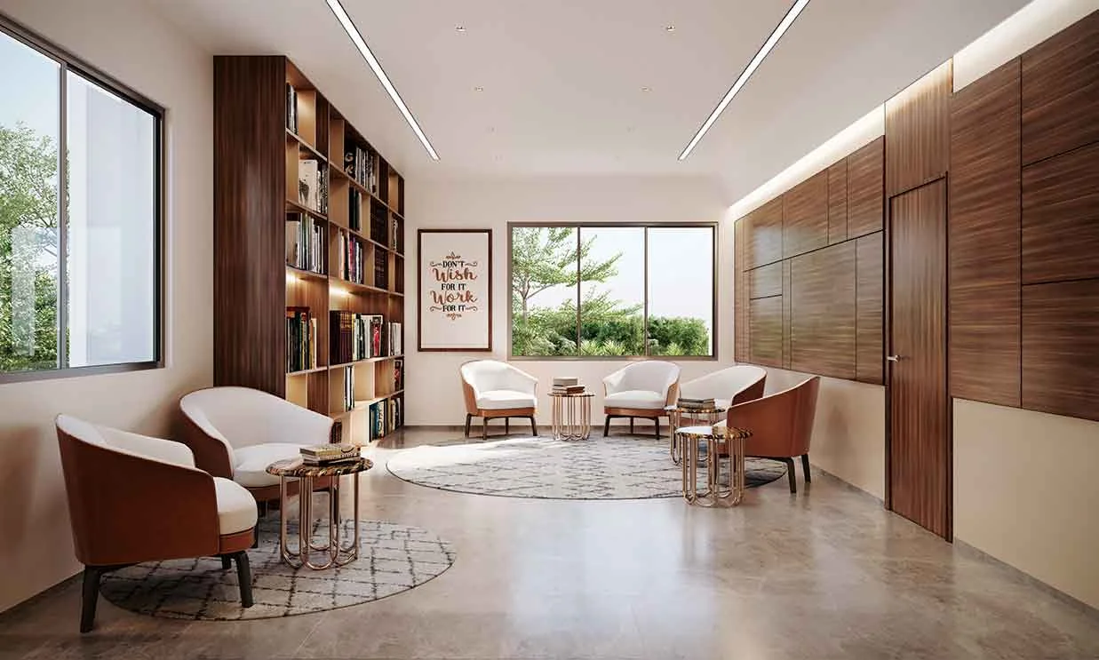 Library - Satatya Syrill 2 in Vaishnodevi Ahmedabad