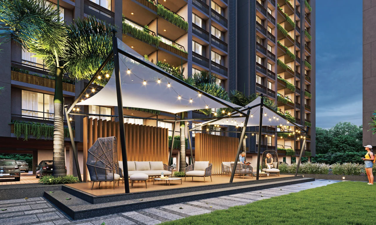 Gazebo - Shilp Residency in Gota Ahmedabad