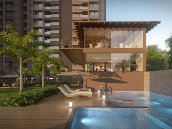 Swaimmingpool view F_Siddharth Luxuria