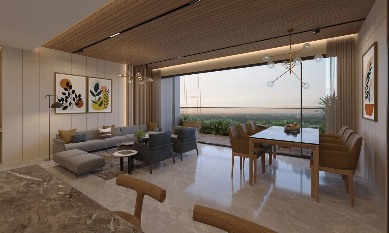 Living Room - Tremont in Vaishnodevi Ahmedabad