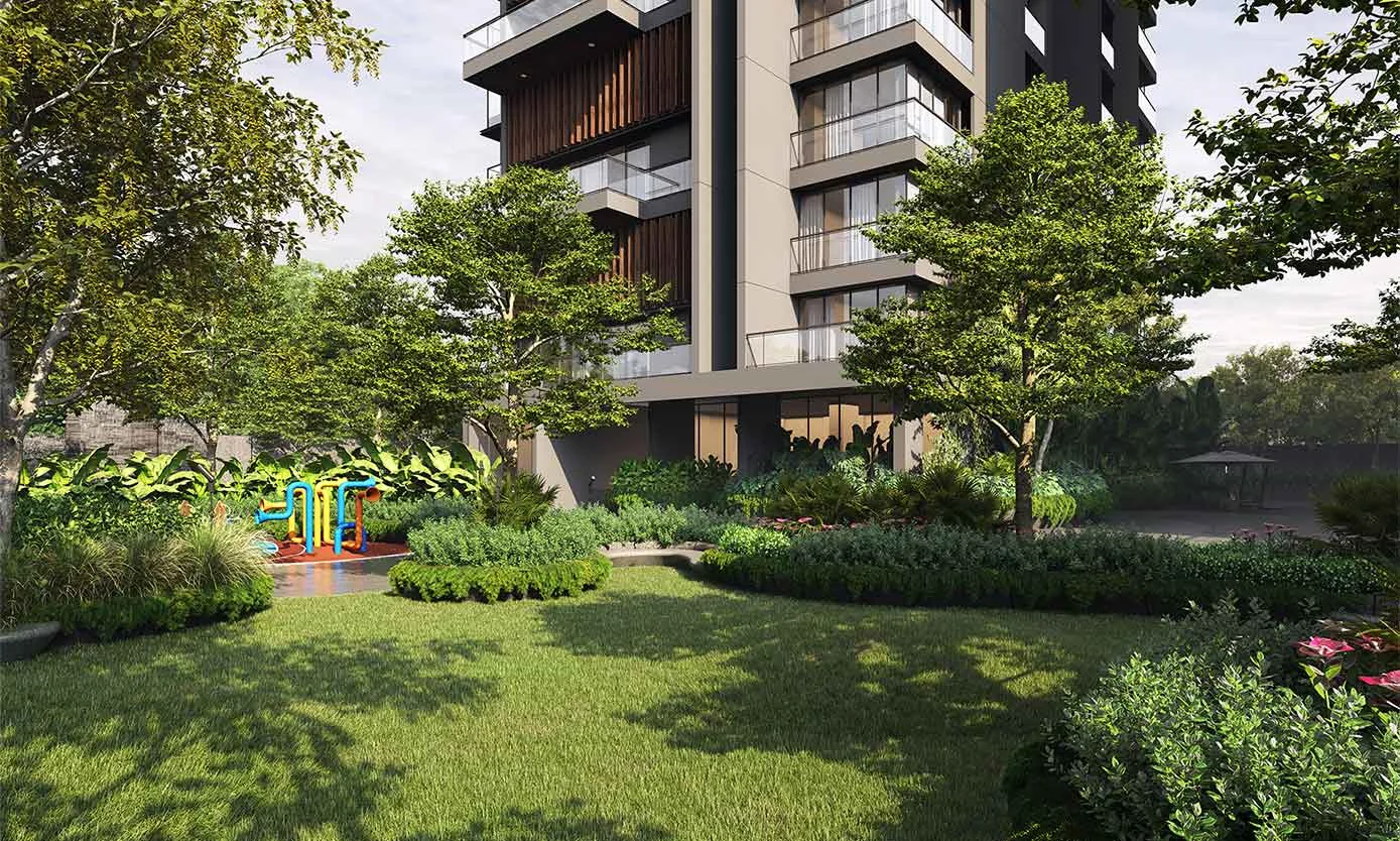 Landscaped Garden - Stark Torre in Science City Ahmedabad