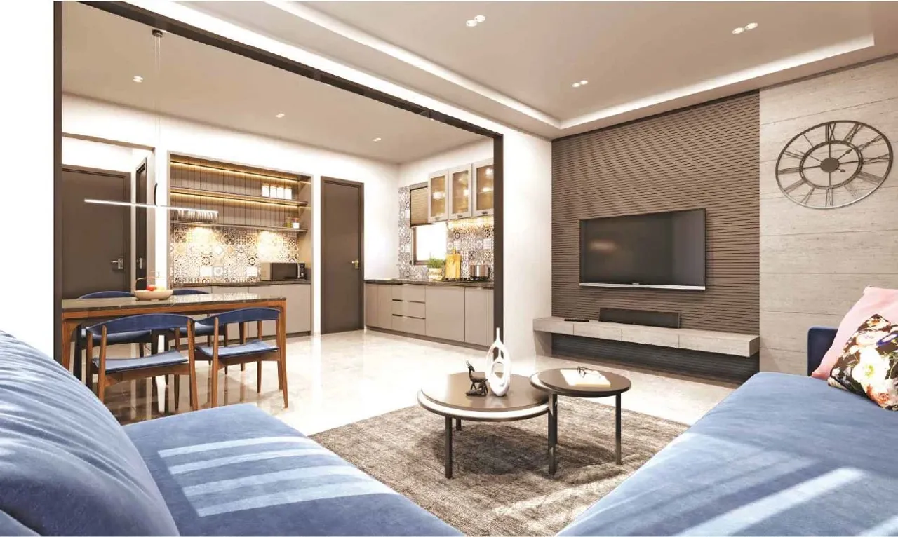 Living Room - Wertical Space in Chharodi Ahmedabad