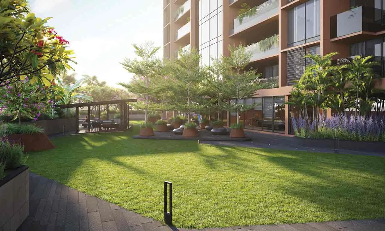 Landscaped Garden - Tree Tops in Thaltej Ahmedabad