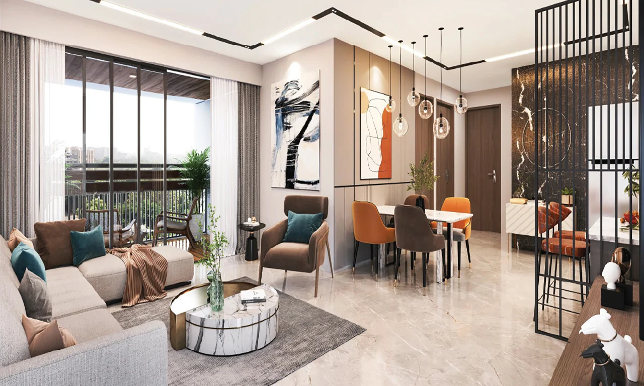 Living Room - Westside Heights in Ognaj Ahmedabad