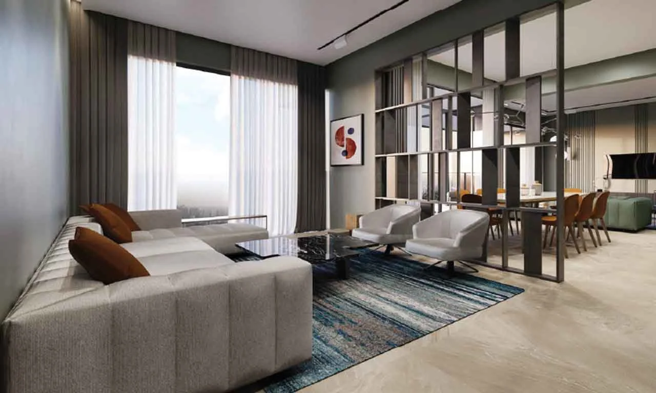 Living Room - The Gold by Samor in Hebatpur Ahmedabad