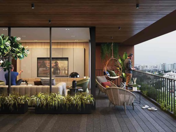 Luxury Balcony - Tree Tops in Thaltej Ahmedabad
