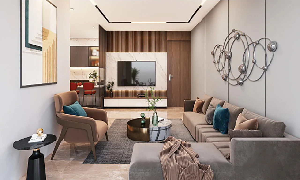 Living room - Westside Heights in Ognaj Ahmedabad