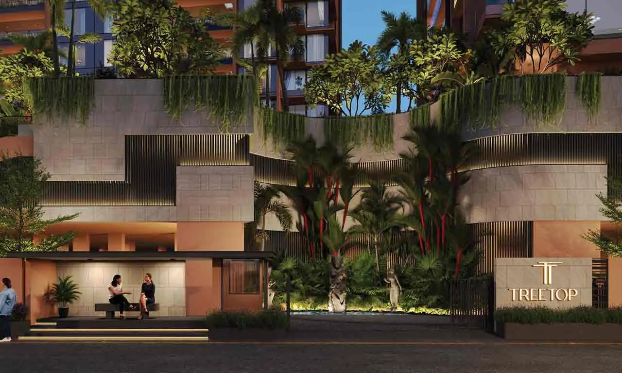 Entry Gate - Tree Tops in Thaltej Ahmedabad