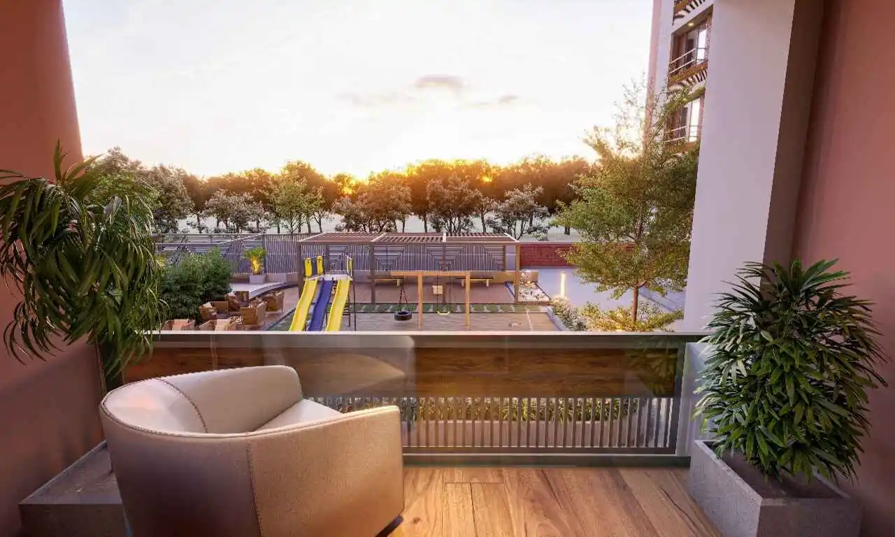 Balcony View - Keshar Kadam in Thaltej Ahmedabad