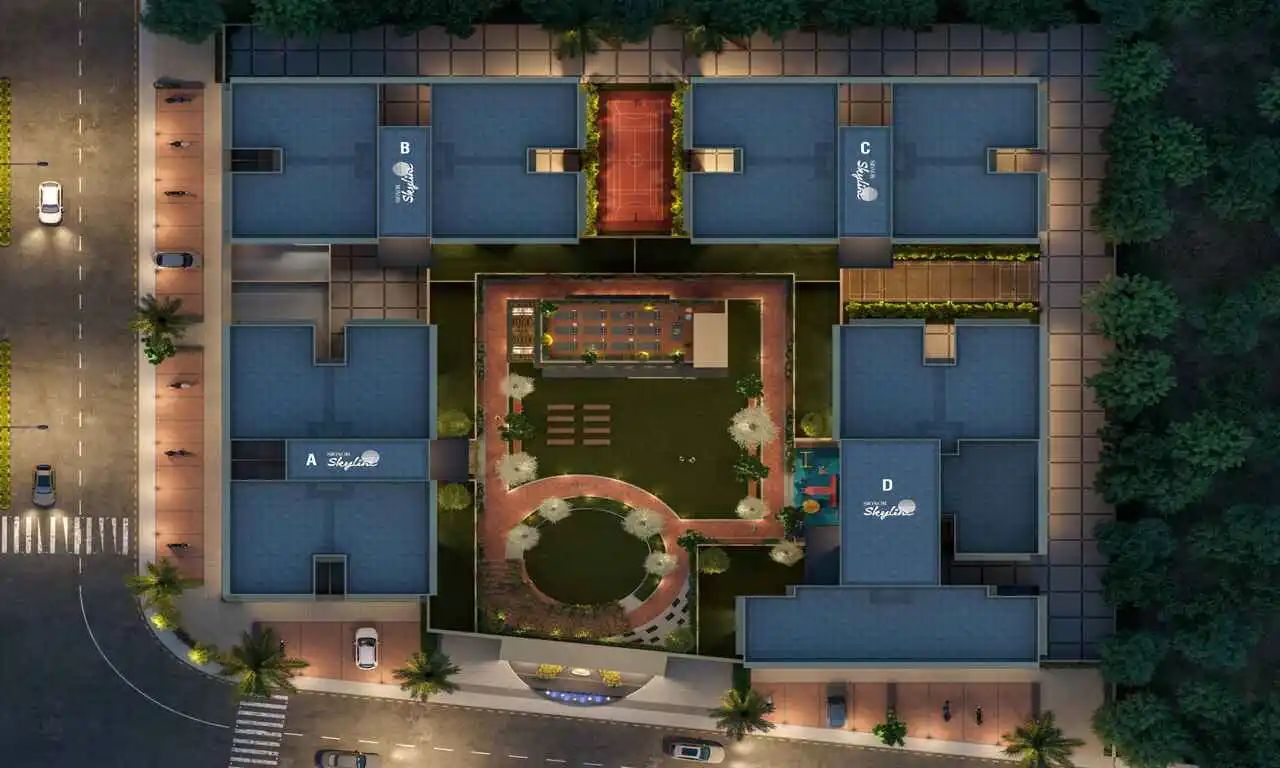 Terrace top view - Signor Skyline in Zundal Ahmedabad