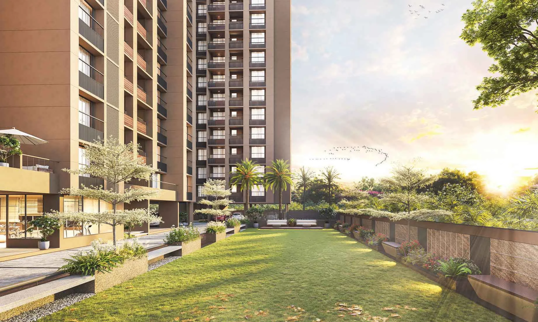 Garden - Status Sky in Jagatpur Ahmedabad