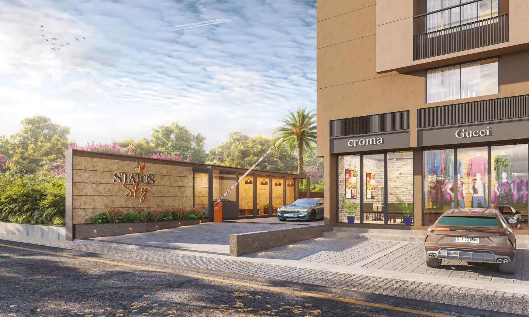 Boom Barrier - Status Sky in Jagatpur Ahmedabad