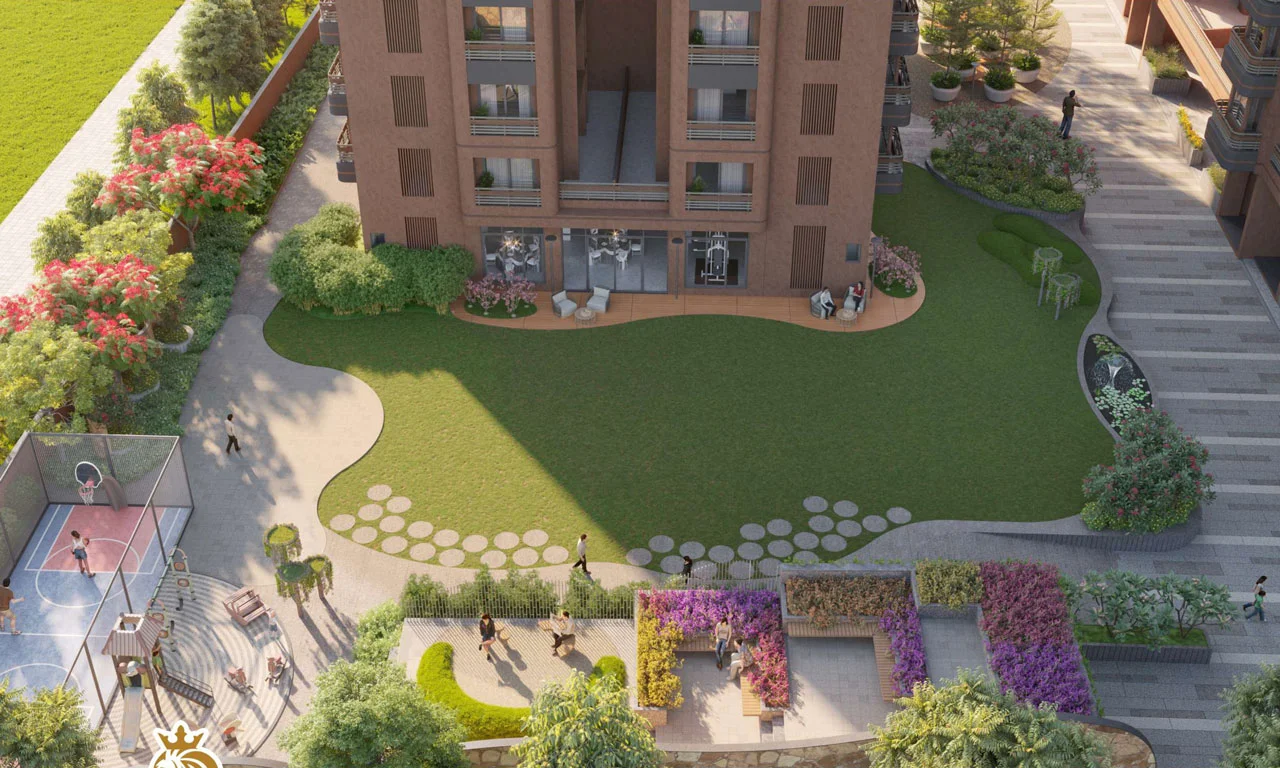 Garden top view - Swarnim Sentossa in Chharodi Ahmedabad