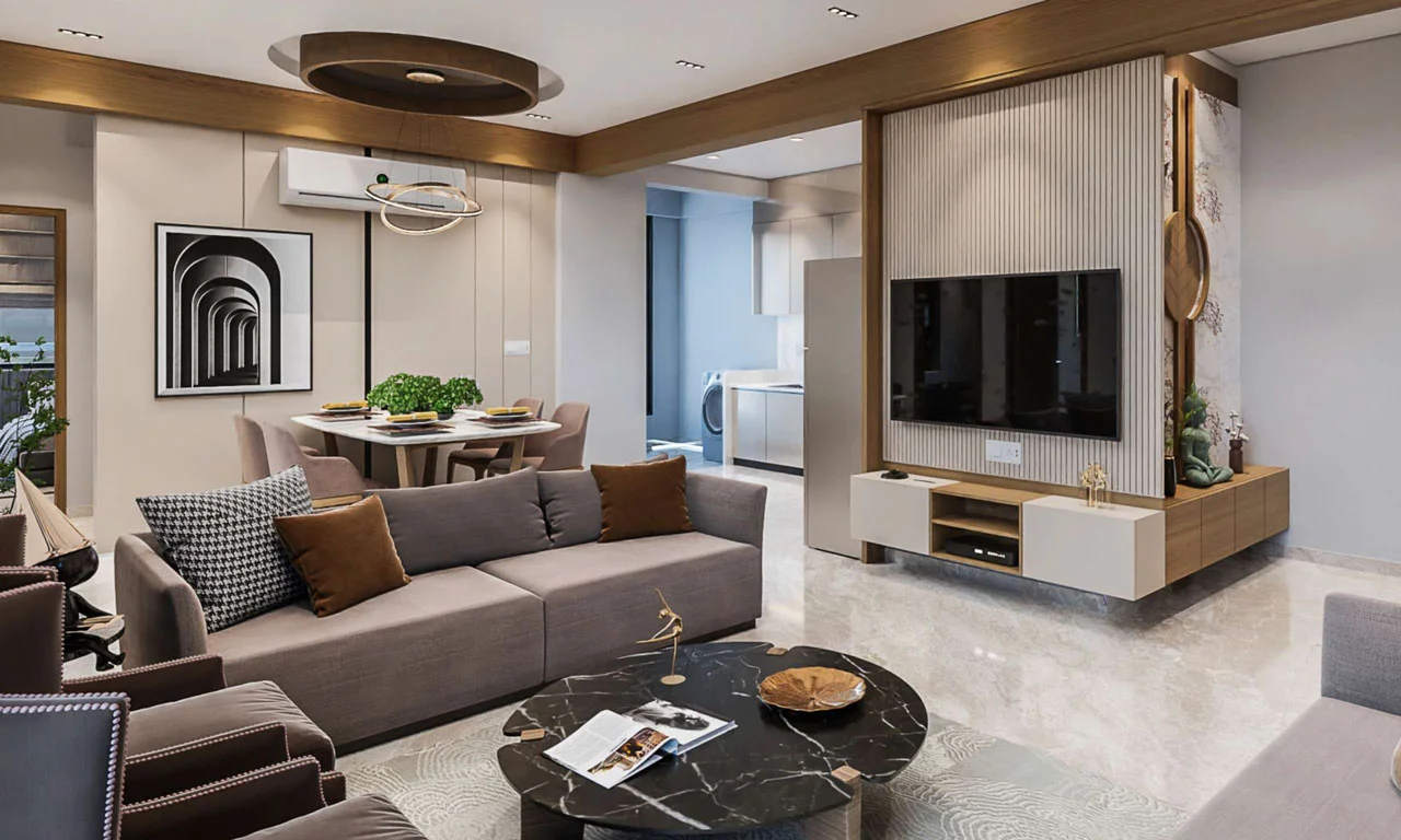 Living Room - Swarnim Sentossa in Chharodi Ahmedabad