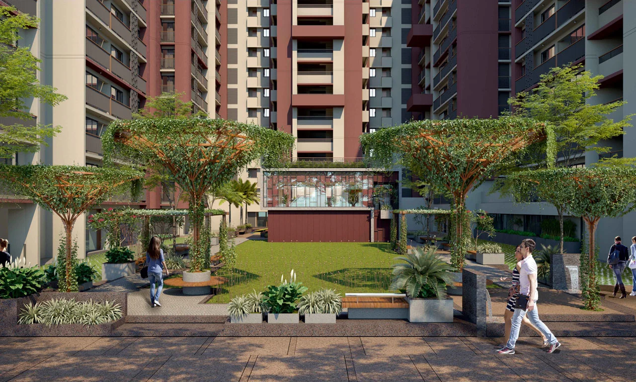 Walking track - Trident Elanzza in Vaishnodevi Ahmedabad