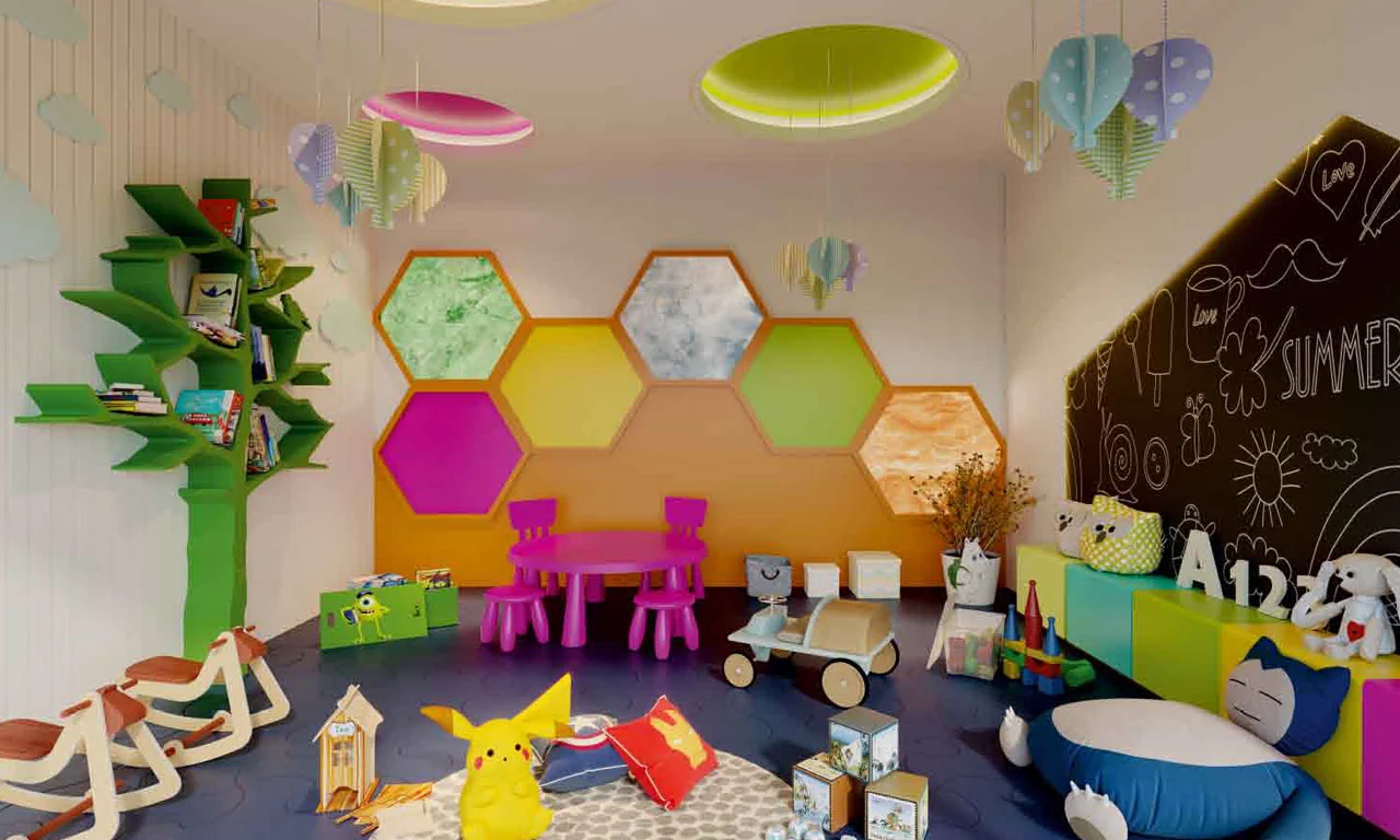 Toddler's play area - Trident Elanzza in Vaishnodevi Ahmedabad