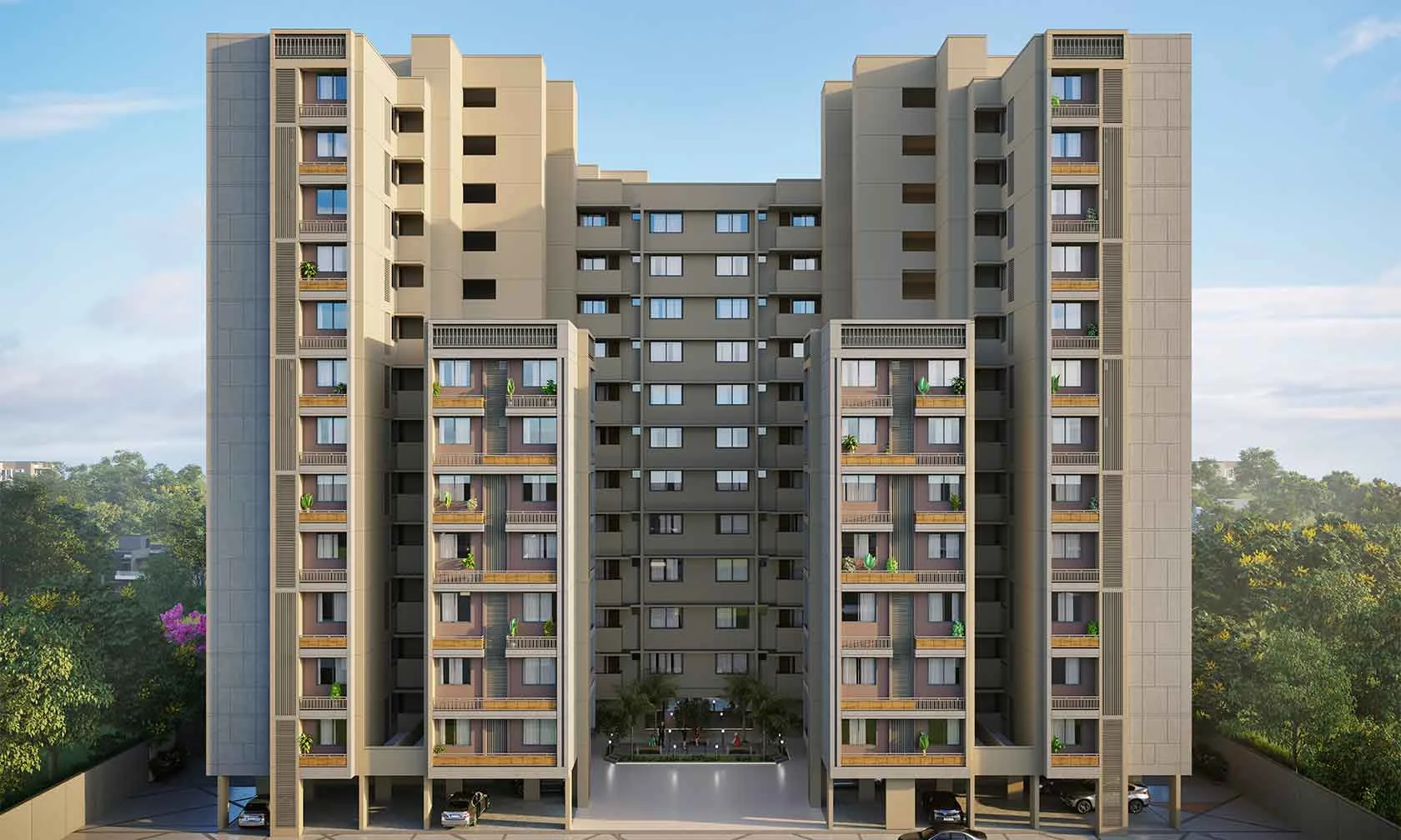 New residential project - Skyleaf in Vaishnodevi Ahmedabad