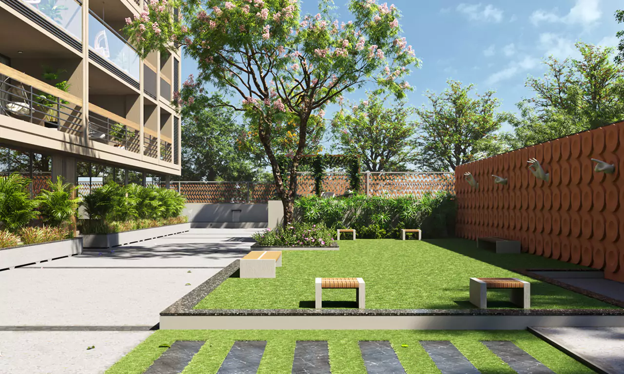 Garden Seating Area _ Abhilasha in Gota