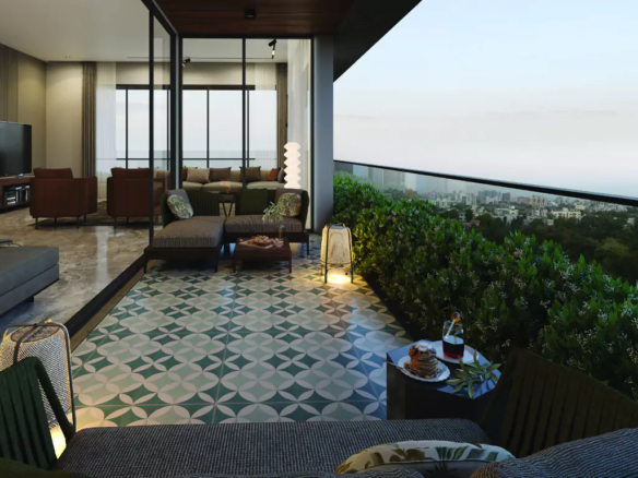 Balcony View _ Aanira 1 in Gota