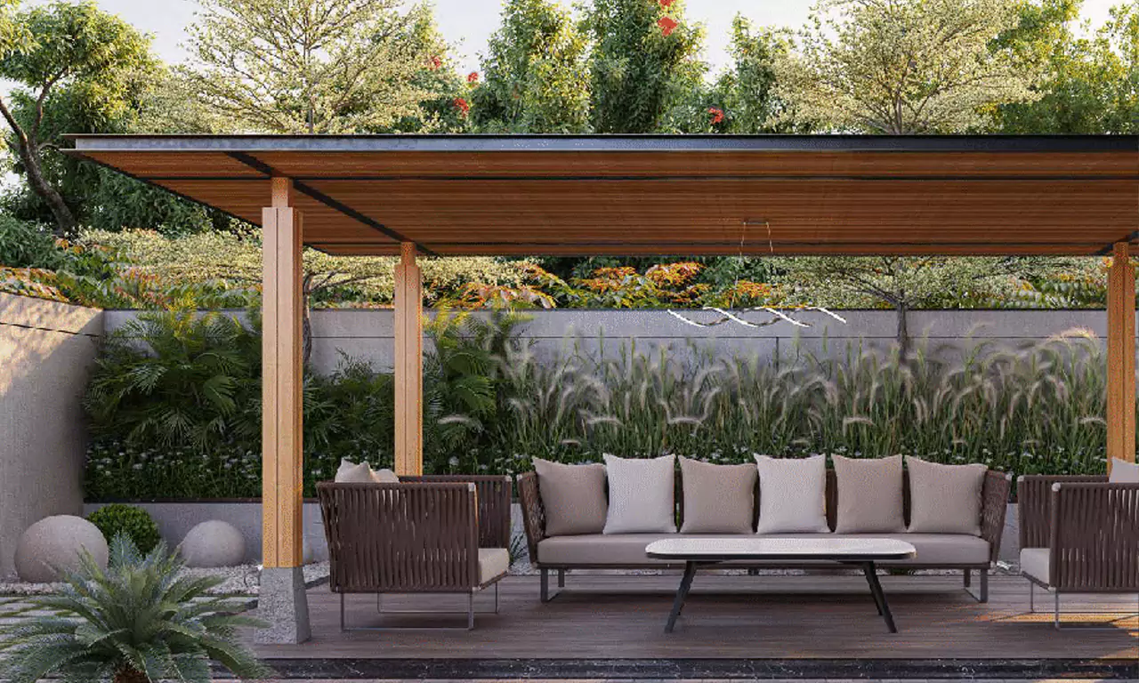 Gazebo with Seating Area - Ideal Imbert in Chharodi