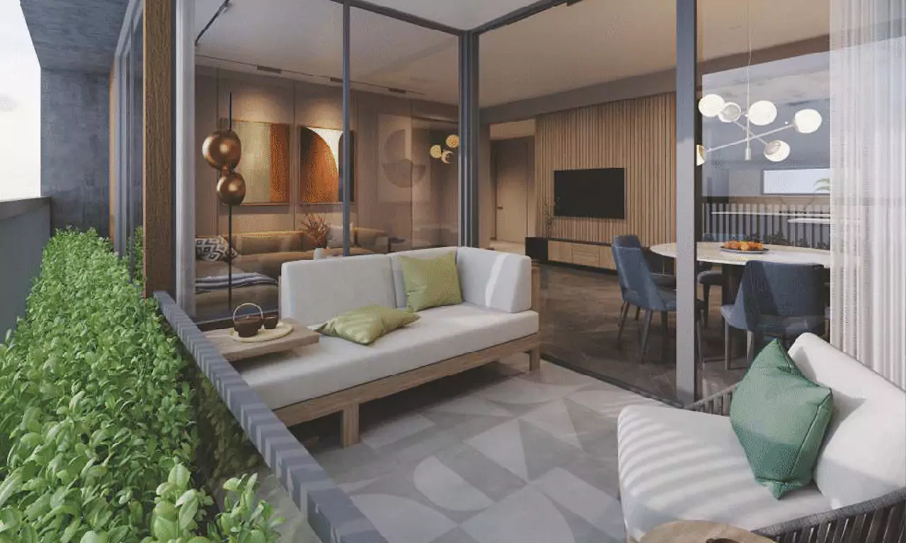 Balcony - Luxuria 2 by Super City in Bhadaj