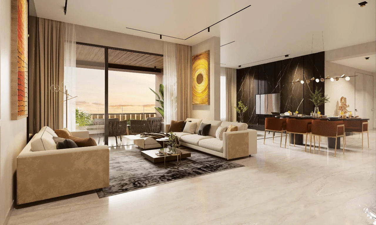 Living Room - Malabar Retreat in Chharodi