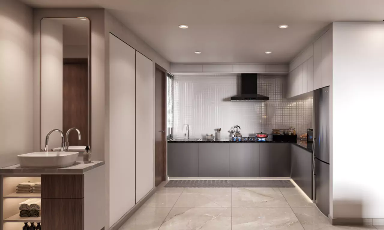 Kitchen Area - Diwali Skyz in Vaishnodevi