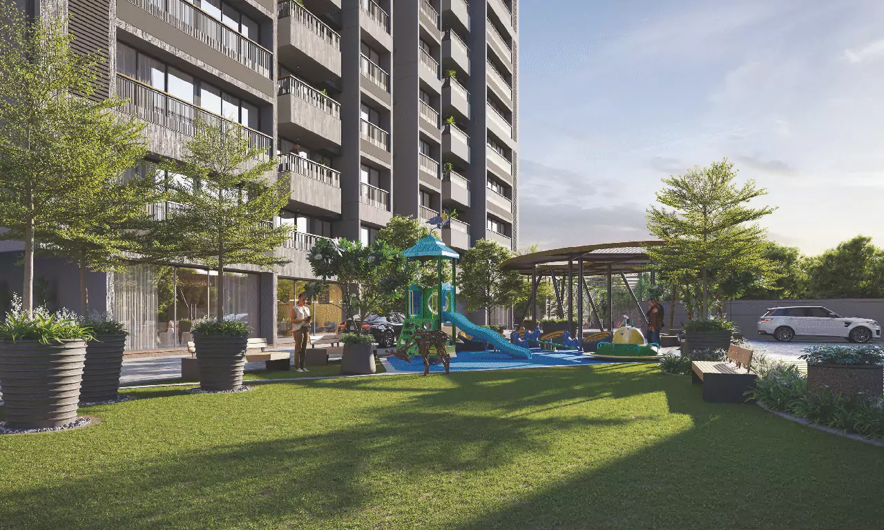 Kids outdoor play area - Ganesh Legacy in Vaishnodevi