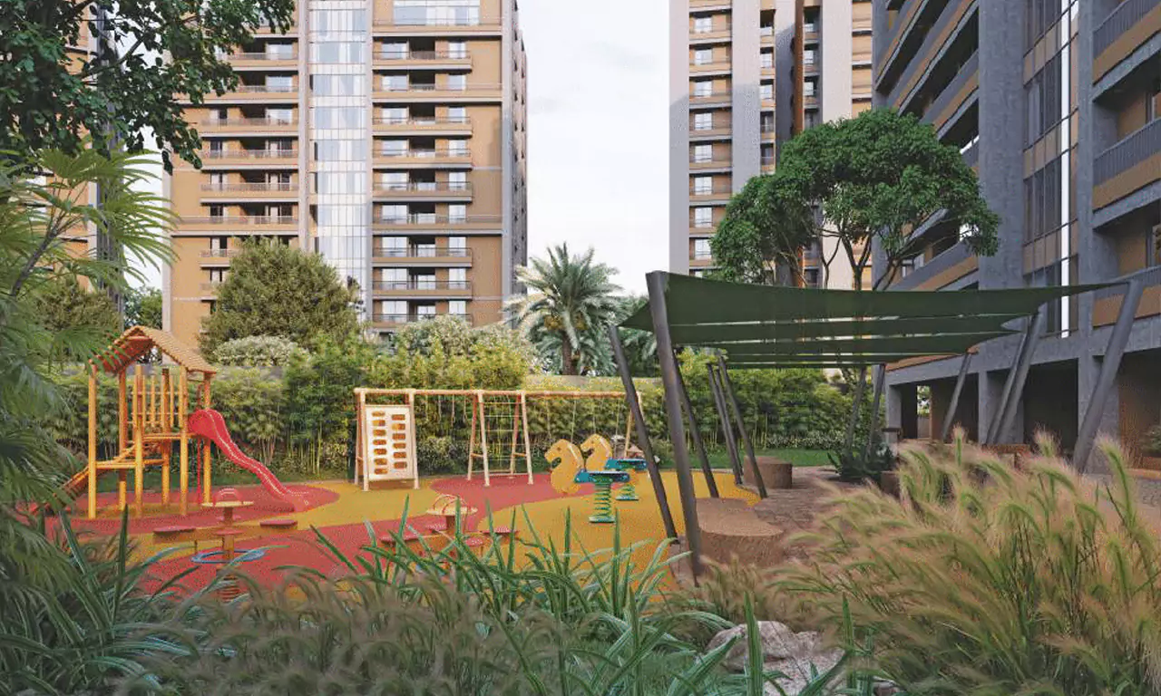 Kids Play Area - Luxuria 2 by Super City in Bhadaj