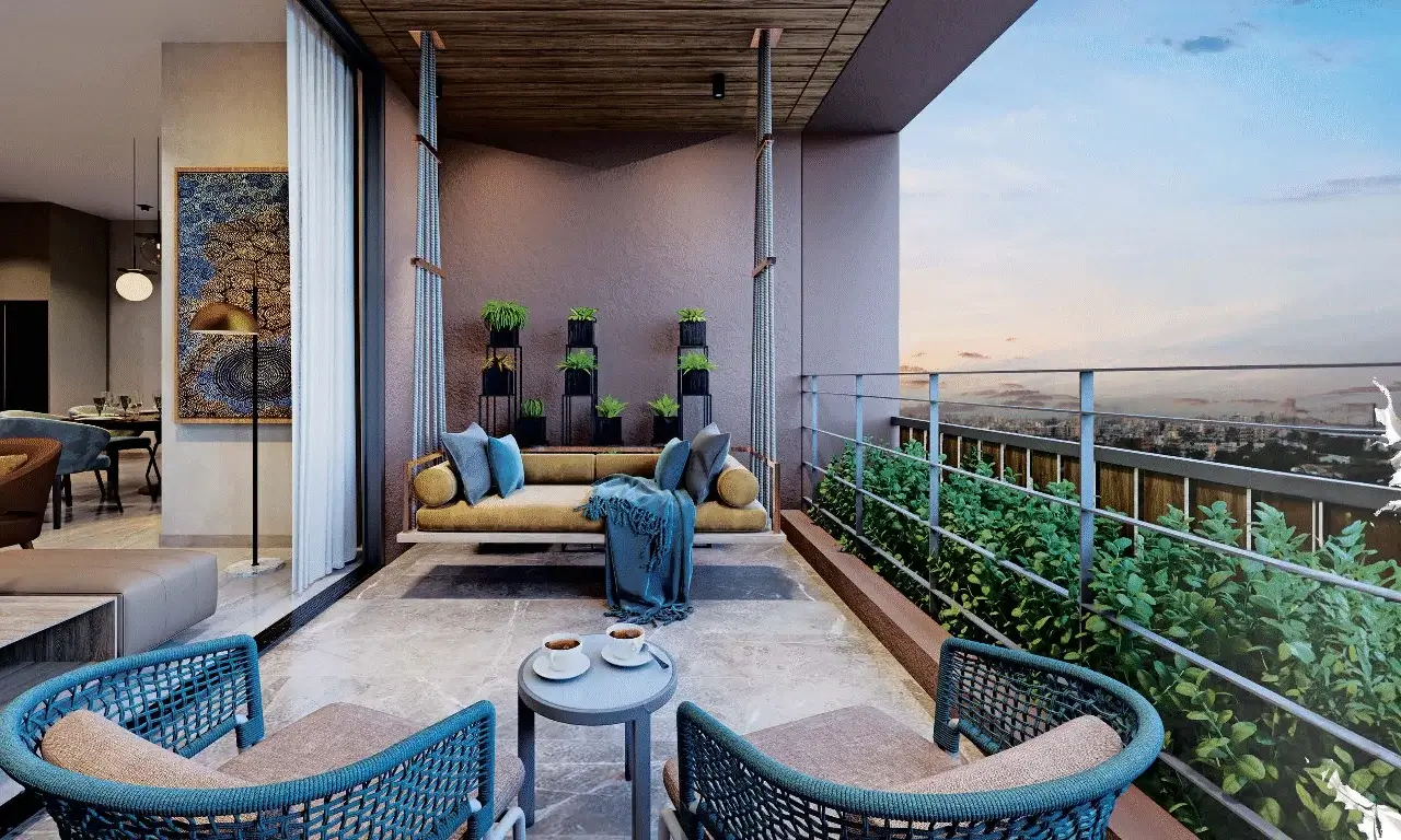 Balcony View - Malabar Retreat in Chharodi