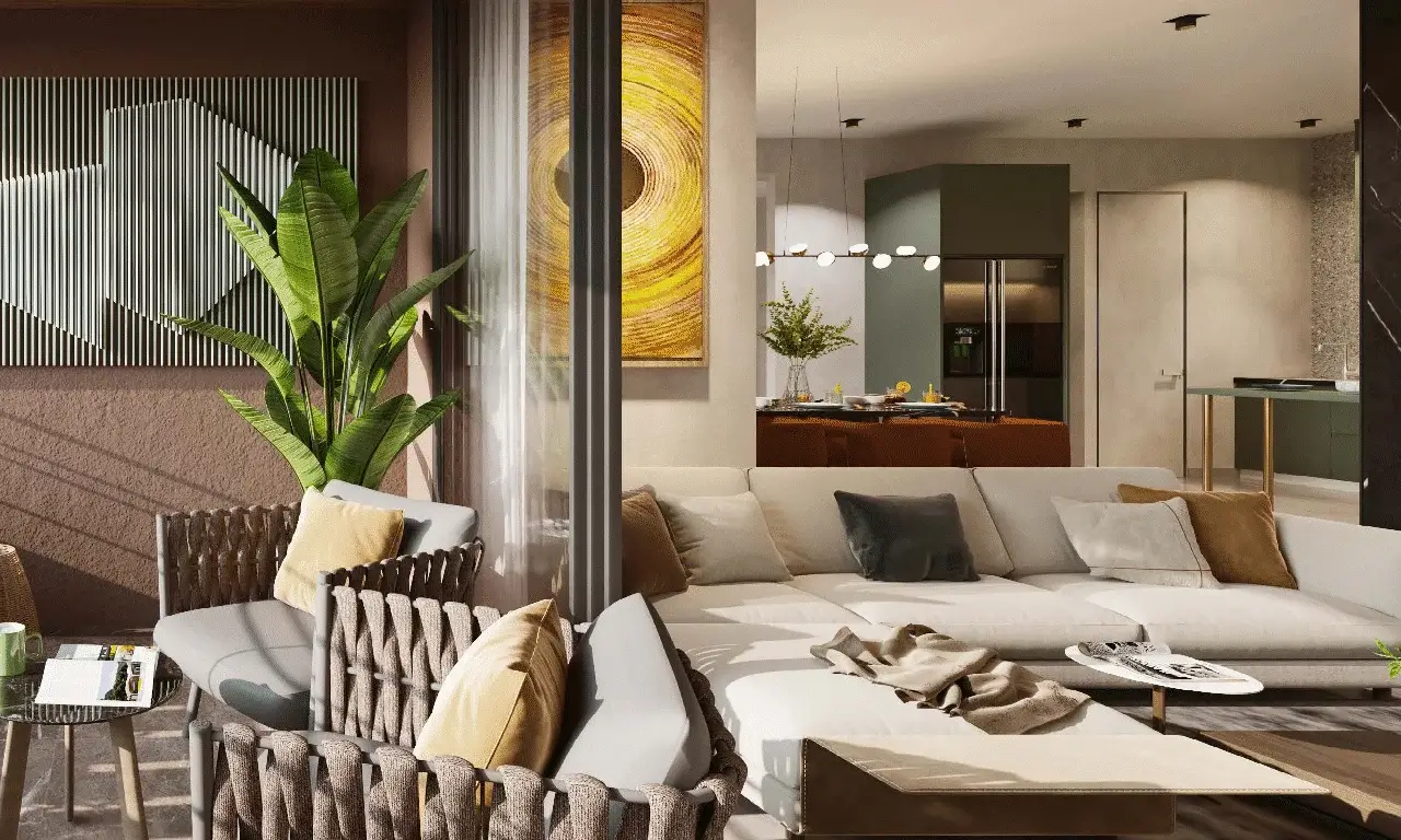 Living Room with Balcony - Malabar Retreat in Chharodi