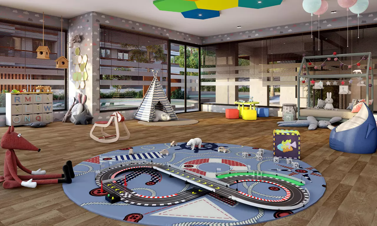 Toddlers Play Area - Shikshapatri Skyview in Vaishnodevi