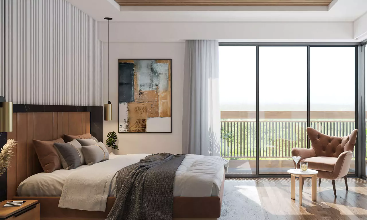 Bedroom - Shikshapatri Skyview in Vaishnodevi