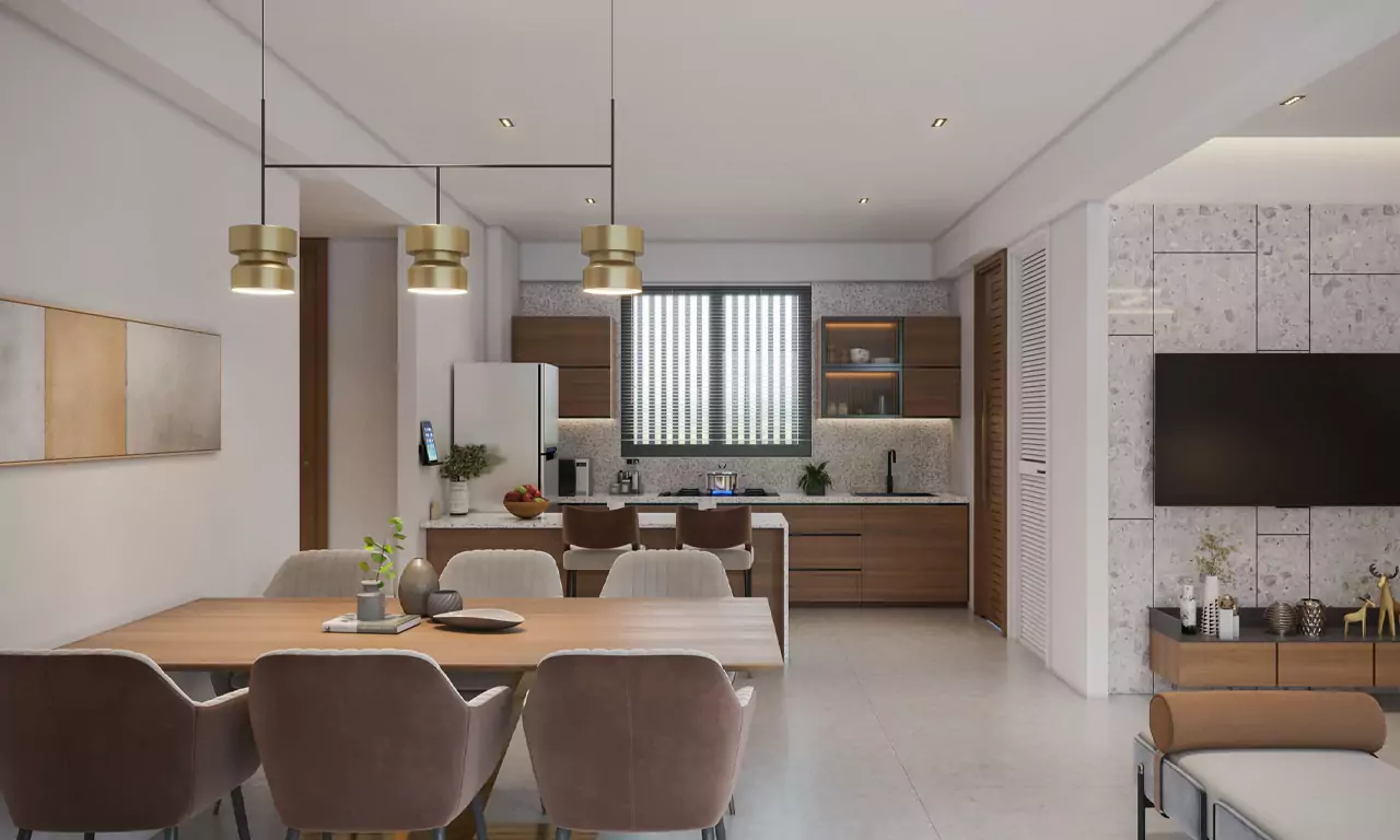 Kitchen area - Shikshapatri Skyview in Vaishnodevi