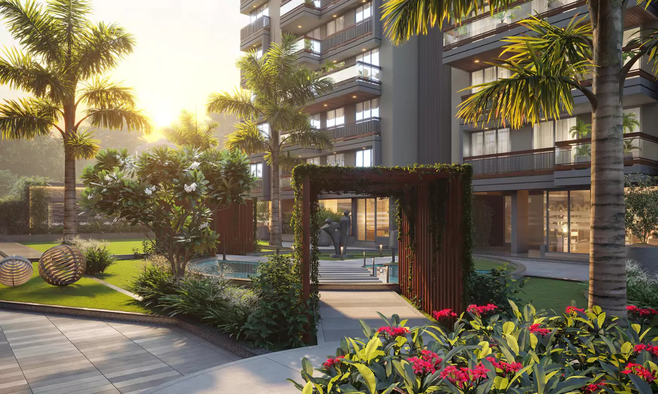 Garden - Shikshapatri Skyview in Vaishnodevi